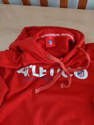 Sudadera Oficial Atlético de Madrid Roja