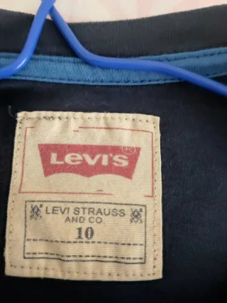 Camiseta Levi's manga larga azul
