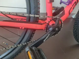 Bicicleta Cannondale Naranja-salmon