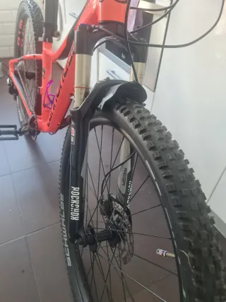 Bicicleta Cannondale Naranja-salmon