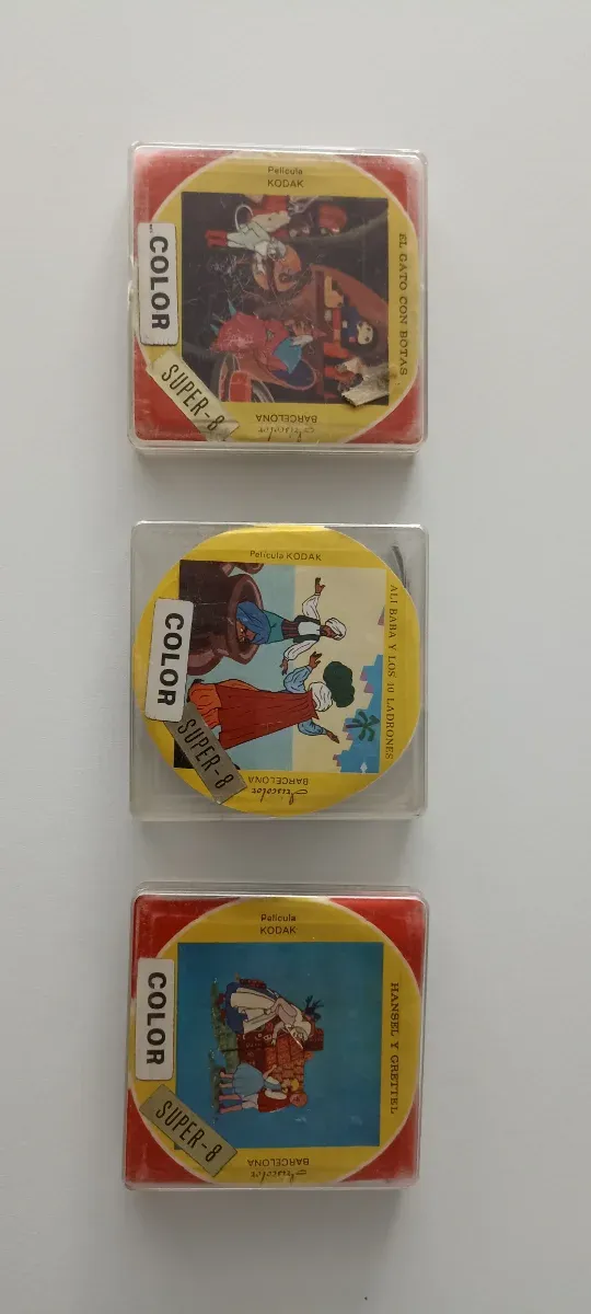 Lote 3 Películas Super 8 Color (Español)