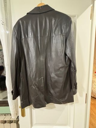 Chaqueta abrigo piel marrón