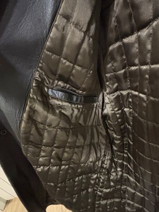 Chaqueta abrigo piel marrón