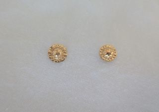 Tuercas rosca pendientes oro niñas