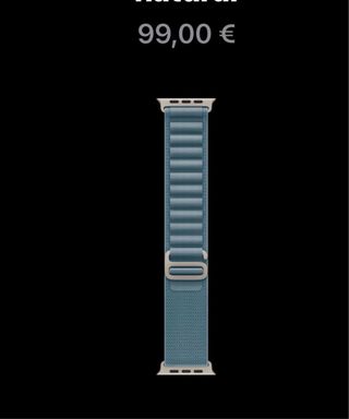 Correa Loop Alpine 49mm Talla L Azul Claro 