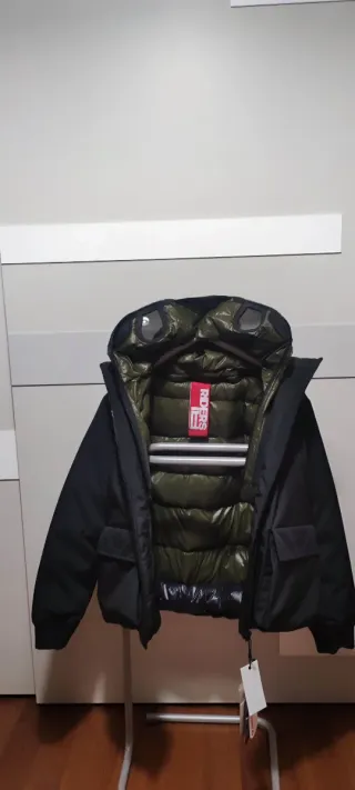 Giacca imbottita donna bicolore