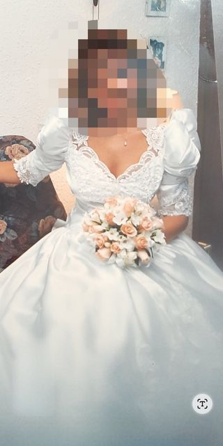Vestido de Novia Blanco Talla Única