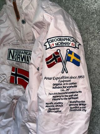 Abrigo Geographical Norway Rosa Talla M