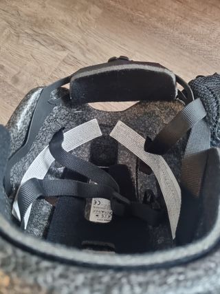 Casco y protectores infantiles azul