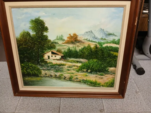 1 Cuadros Lienzo Barcos Antiguos