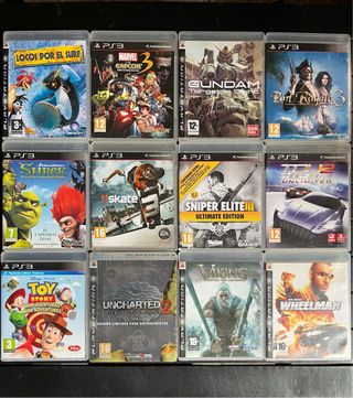 Juegos PS3 10€/unidad