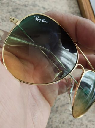 Gafas de sol Ray-Ban Aviator doradas