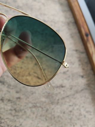 Gafas de sol Ray-Ban Aviator doradas