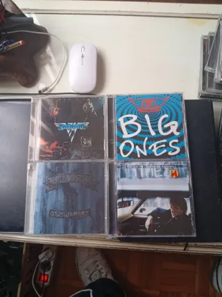 CDs Hard Rock: Van Halen, Bon Jovi, Aerosmit