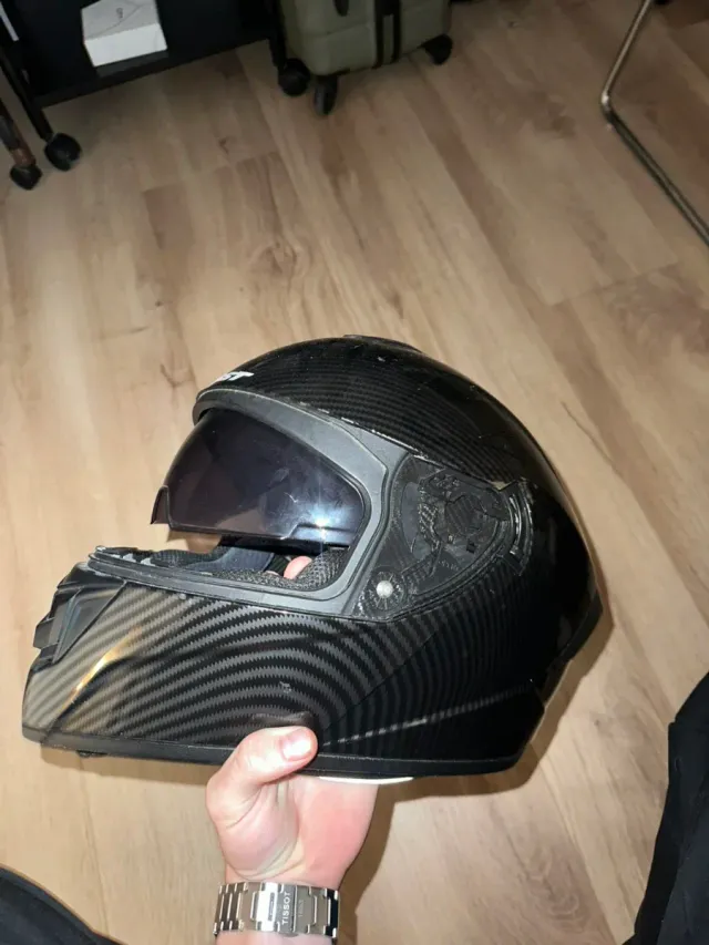 Casco de moto carbono Talla L