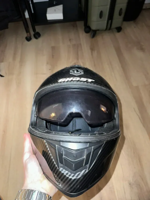 Casco de moto carbono Talla L