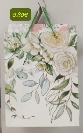 Bolsas de regalo florales 0.80€