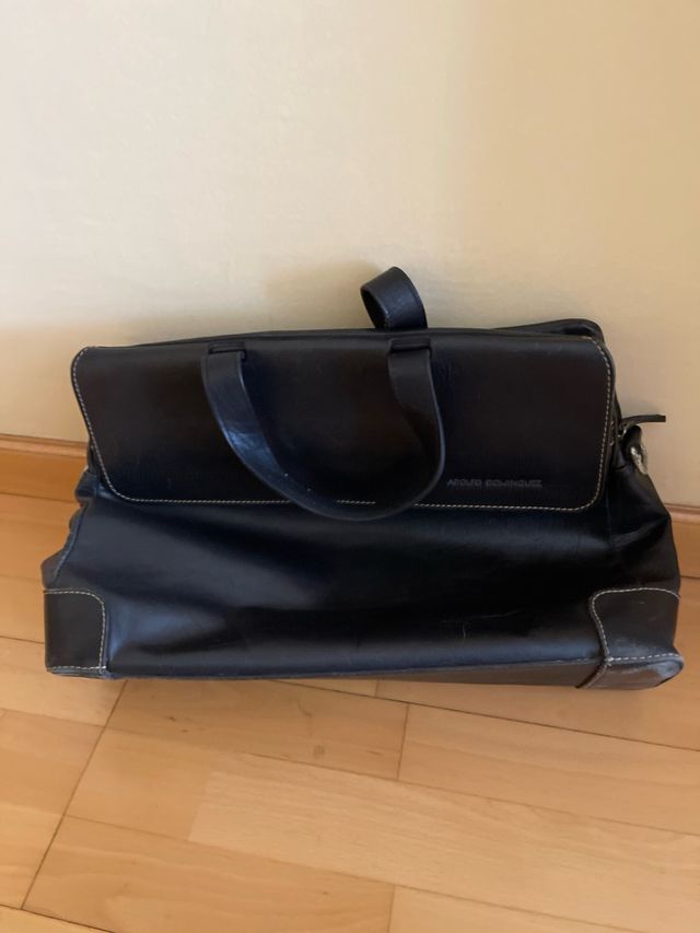 Bolso Adolfo Dominguez Negro Grande