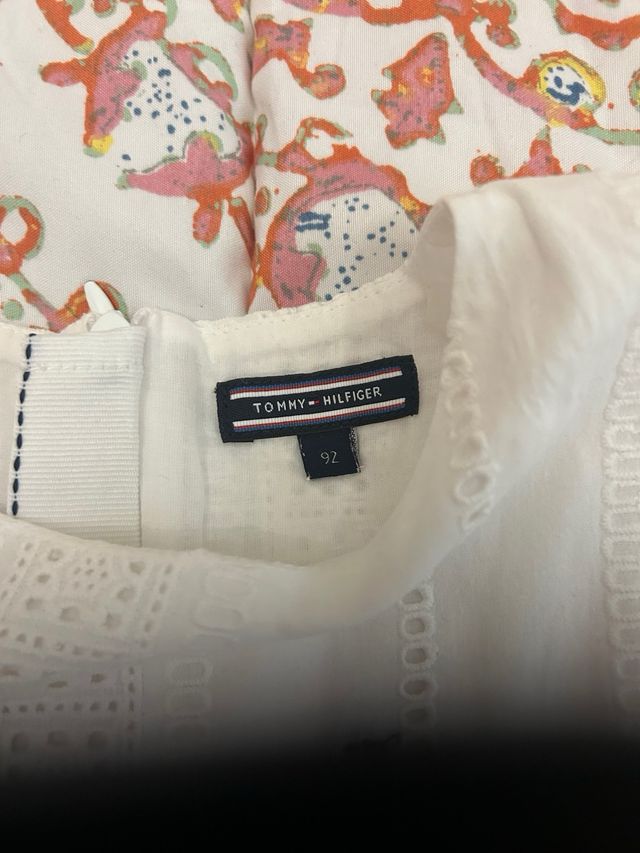 Vestido blanco niña Tommy Hilfiger