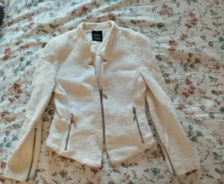 Chaqueta Zara Blanca Talla M