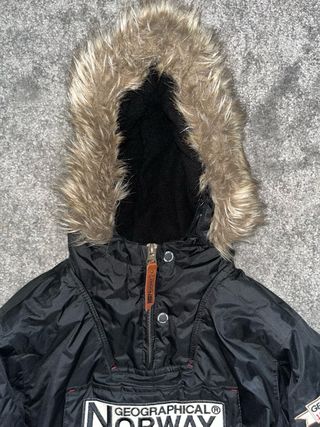 ¡¡OFERTA!!Abrigo Geographical Norway Negro Talla S