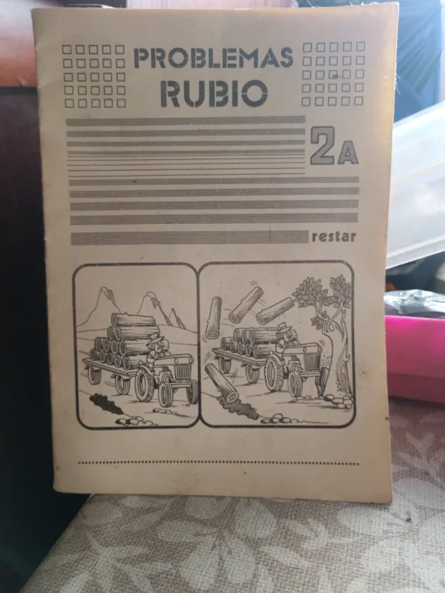Cuaderno Problemas Rubio 2A restar