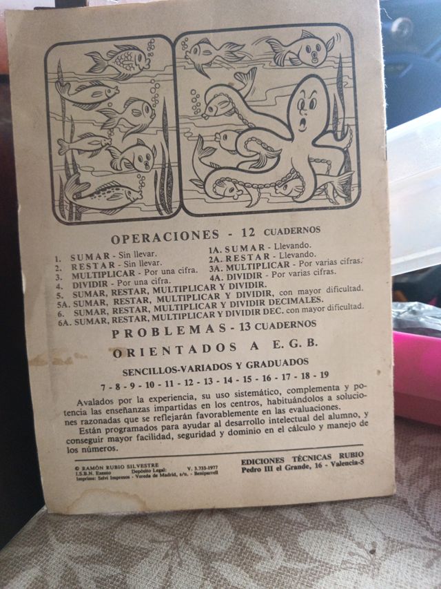 Cuaderno Problemas Rubio 2A restar