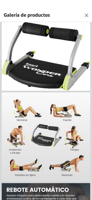 Smart Wonder Core Máquina Ejercicio Abdominal