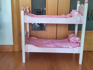 Litera de juguete para bebés rosa
