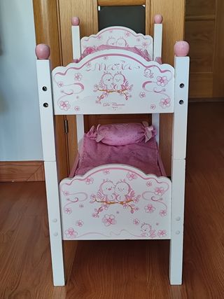 Litera de juguete para bebés rosa