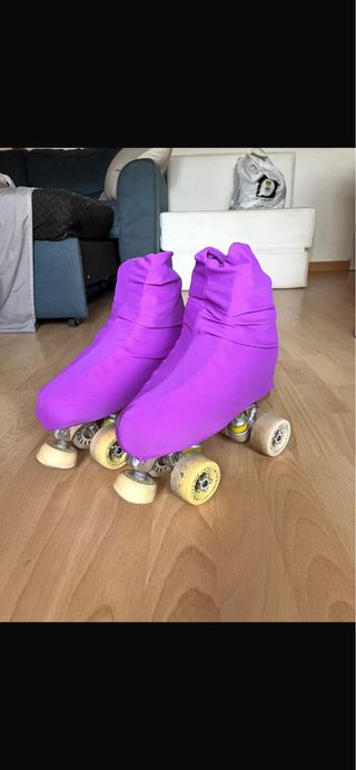 Patines de 4 ruedas blancos