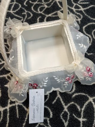 Cesta Bodas Pajes Ceremonia Flores