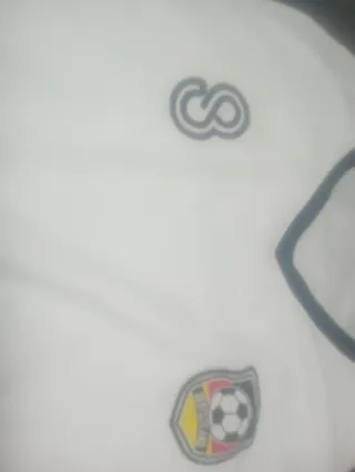 Maglietta calcio bianca taglia xl