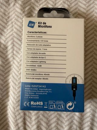 Kit de Micrófono NK Inalámbrico