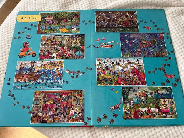 Busca en el libro gigante. El mundo de los cuentos