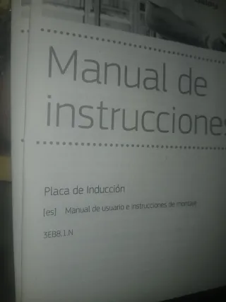 Placa Inducción Balay 3EB8.1.N Nueva