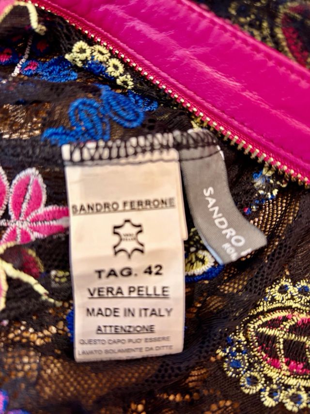 Chaqueta Bomber Bordada Multicolor