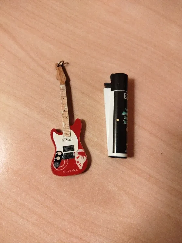 Portachiavi Chitarra Elettrica Nirvana