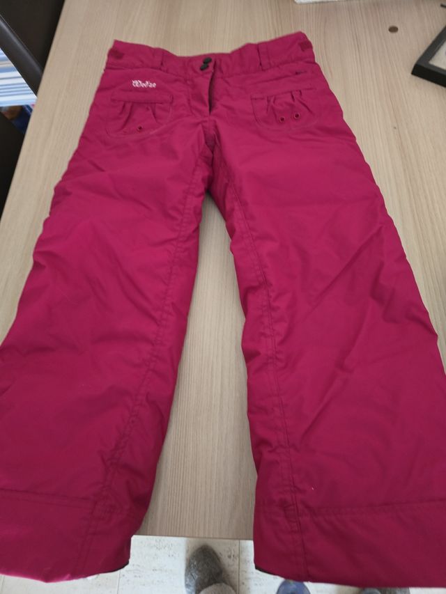 Pantalón de esquí niña rosa
