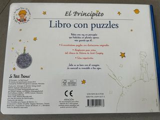 EL PRINCIPITO LIBRO con 6 puzzles