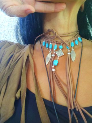 Chocker Collana  boho Espiritu libre