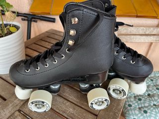 Patines Oxelo 4 Ruedas Negros Talla 36