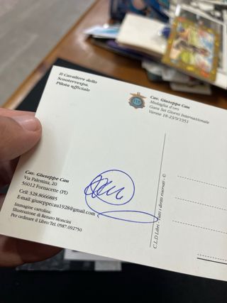 Lotto Vespista Cau con autografi lotto 7