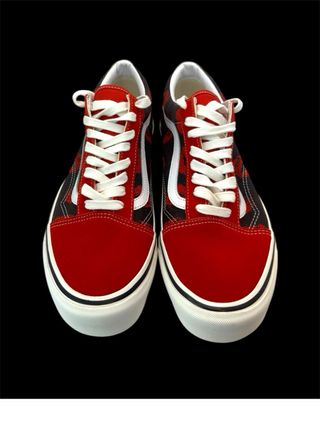 Zapatillas Vans Old Skool Rojas y Negras