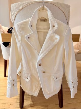 Chaqueta Teria Yabar Blanca talla 1