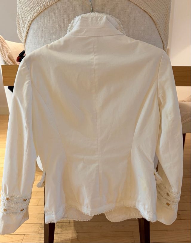 Chaqueta Teria Yabar Blanca talla 1