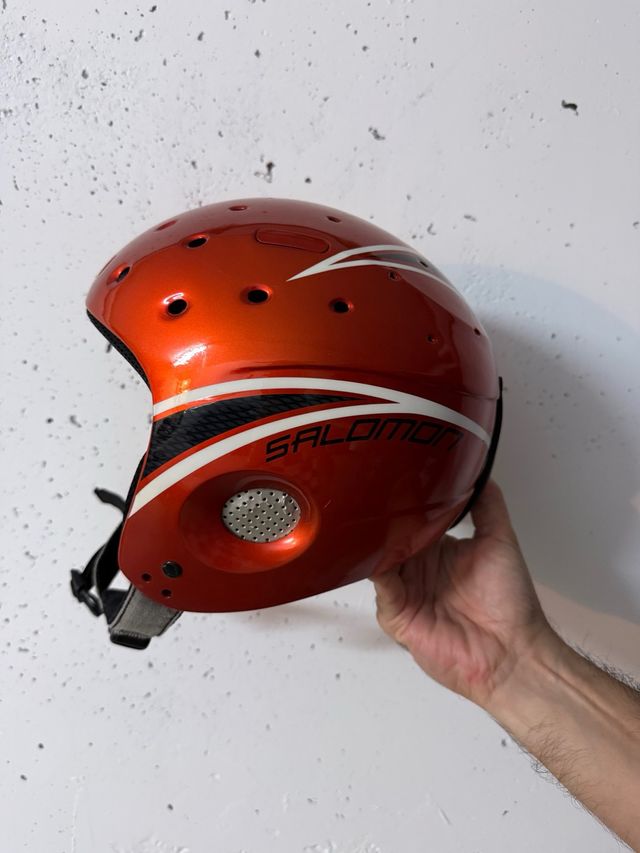 Casco Esquí Salomon Junior Naranja