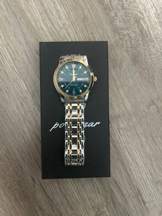 Reloj Polo Hombre Gris Dorado Azul