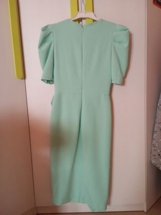 Vestido fiesta verde