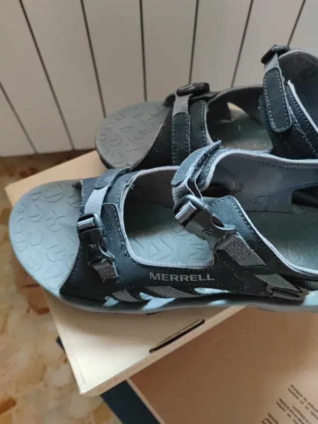 Sandali Merrell Uomo Neri/Grigi